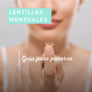 ponerse lentillas mensual fácilmente