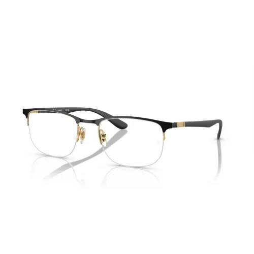 Gafas graduadas Ray Ban RX6513 2890 con montura cuadrada en color negro. Tamaño 55-20-145 mm.
