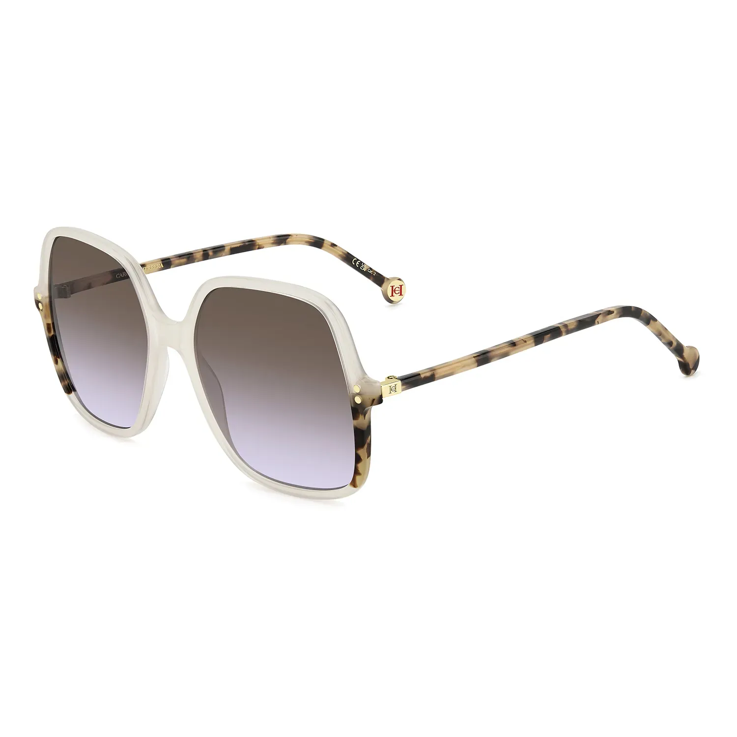 Comprar gafas de sol Carolina Herrera con lentes cuadradas HER 0244 montura beige