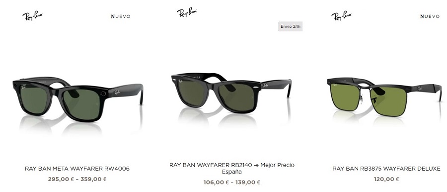 modelos gafas de sol ray ban en ulloa optico