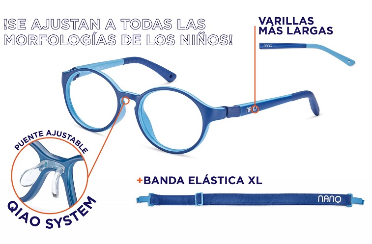 Características de las gafas flexibles nano