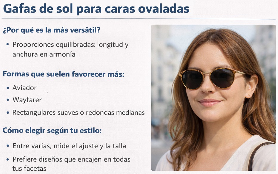 mejores gafas de sol para caras ovaladas