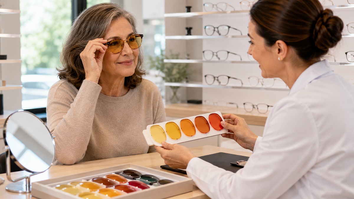 Gafas con filtros terapéuticos para personas con baja visión Gafas con filtros terapéuticos para personas con baja visión
